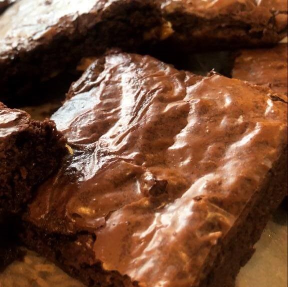 Whole Wheat Plain Chocolate Brownies